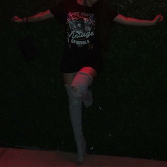 Black Oversized Shirt Dress - Picture 2 of 4